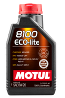 Motul 1L Synthetic Engine Oil 8100 0W20 ECO-LITE-2