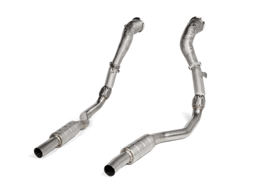 Akrapovic 2020 Audi RS6 Avant (C8) DownPipe (SS) w/Link Pipe Set (Does Not Fit w/L-AU/SS/6)