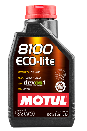Motul 1L Synthetic Engine Oil 8100 5W20 ECO-LITE