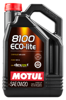 Motul 5L Synthetic Engine Oil 8100 0W20 ECO-LITE-1
