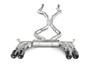 Akrapovic 15-17 BMW X5M (F85) Evolution Line Cat Back (Titanium) w/ Carbon Tips-8