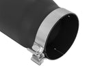 aFe Power MACH Force-Xp 5in In x 6in Out x 15in L Bolt-On 409 SS Exhaust Tip - Black-5
