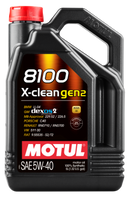 Motul 5L Synthetic Engine Oil 8100 X-CLEAN Gen 2 5W40-2