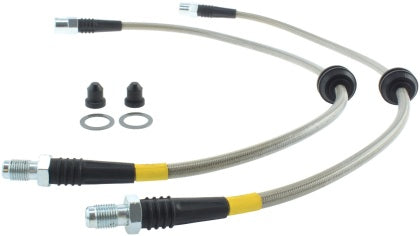 08-13 E9X M3 StopTech SS Front Brake Lines